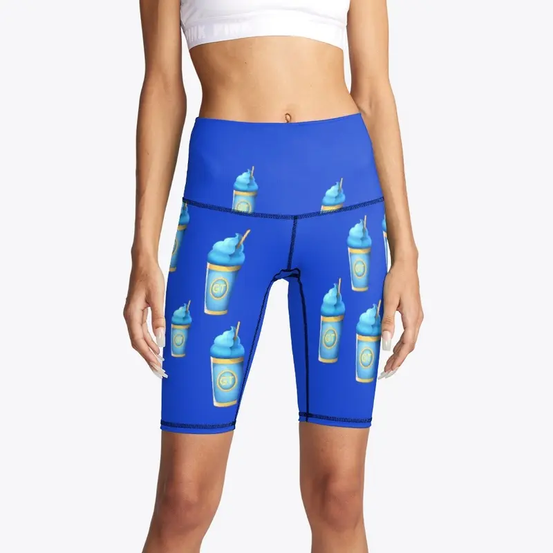 Blue Rasberry Slushy Bike Shorts